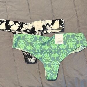 Auden Green and Black Patterned Underwear 2 pair